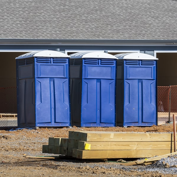 is there a specific order in which to place multiple porta potties in Allport AR